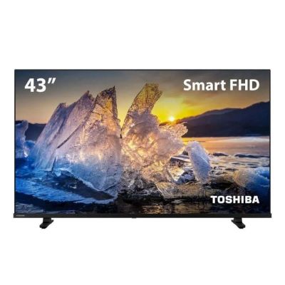 Smart TV 43" Full Hd Toshiba Dled Vidaa TB021M Preto Bivolt
