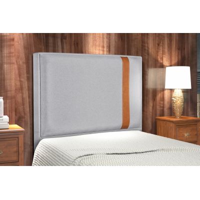 Cabeceira Solteiro Factor Suelen 90cm Cinza 2M Móveis  