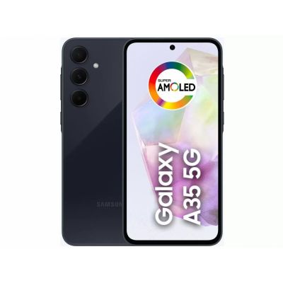 Smartphone Samsung A35 5G Azul Escuro 256/8GB 6,6" Câmera Tripla 50MP