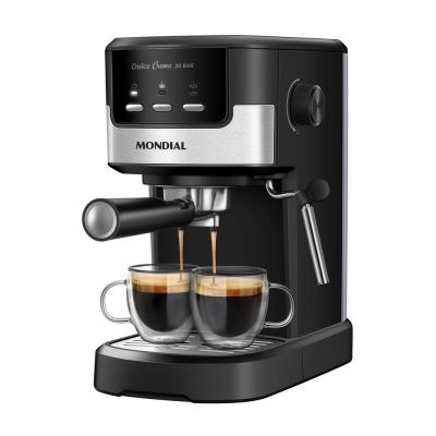 Cafeteira Elétrica Espresso Mondial C-20-EC Dolce Crema 20 Bar 1200W 110V