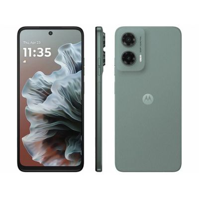 Smartphone Motorola Moto G35 Cinza 5G 256/4+8GB  6,7" Câm. Dupla AI 50MP + Selfie 16MP