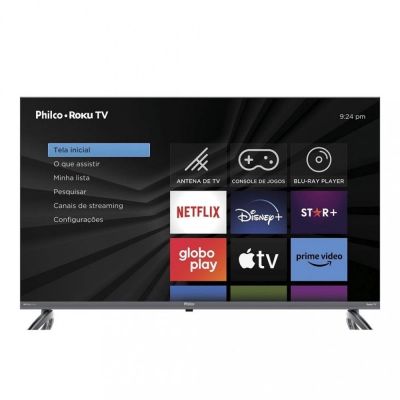 Smart TV 40" Full HD Philco LED Roku PTV40E3ERSGB Dolby Áudio