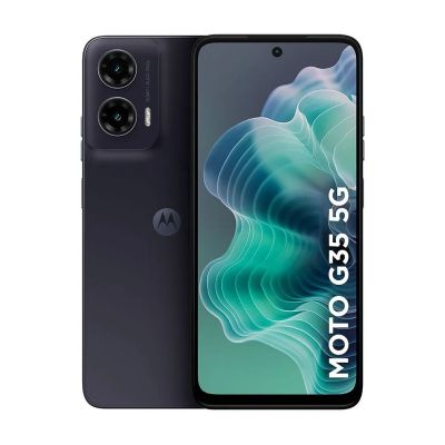 Smartphone Motorola Moto G35 Grafite 5G 128/4+8GB 6,7" Câm. Dupla AI 50MP + Selfie 16MP