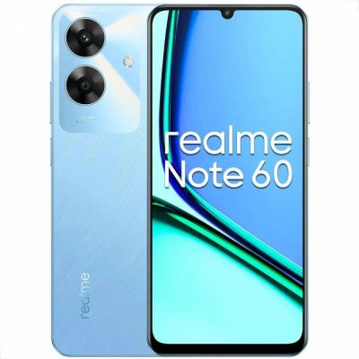 Smartphone Realme Note 60 Voyage Blue 128/4GB Tela 6,74" Câmera Dupla 32MP
