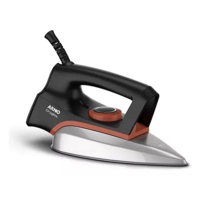 Ferro de Passar a Seco Arno FS31 Drygliss com Base Antiaderente Preto/Terracota 1200W 110V