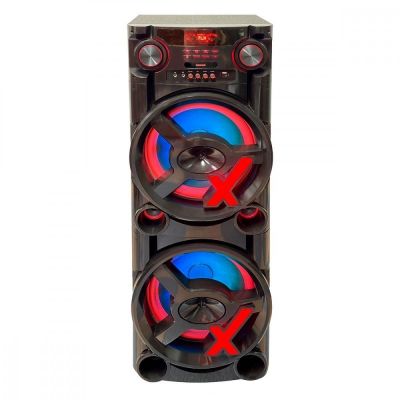 Caixa De Som Amvox New X 2900W Led Bluetooth USB sd Bivolt Preto aca 2900
