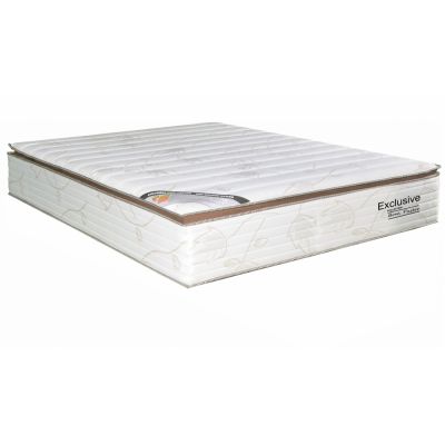 Colchão King Molas Pocket Exclusive 193X203X32 Creme/Marrom 1134 Bom Pastor
