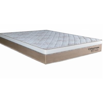 Colchão Casal Espuma D28 Ortomax 138X188X28 Branco/Bege Bom Pastor
