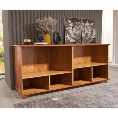Buffet Classic 4 portas MDF Naturale/Off Bom Pastor 