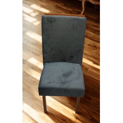 Cadeira Alana Luxo Kit 02un Naturale/Cinza 2036 Bom Pastor 