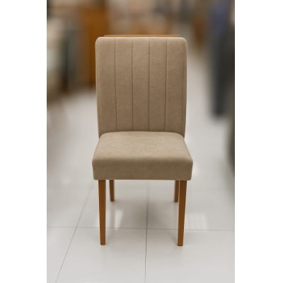 Cadeira Imola Luxo Kit 02un Bege/Naturale 9206 Bom Pastor 
