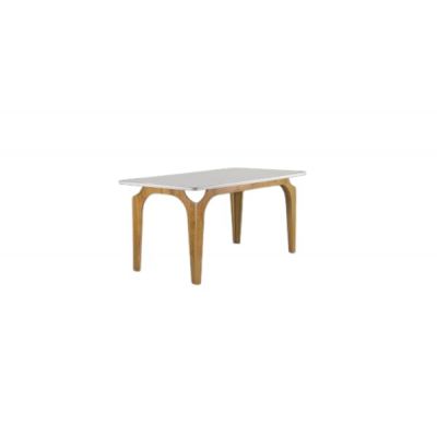 Mesa Fortaleza 170x90 Smart plus Cinamomo/Off White Cel Móveis 
