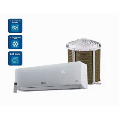 Ar Condicionado Split Inverter 12.000 BTUs Philco PAC12000FC Frio Eco 220V