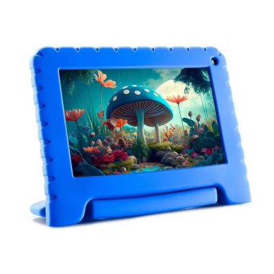 Tablet 7" Multi Kid Pad Azul NB410 4GB RAM 64GB Wi-Fi Android 13 Multilaser