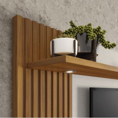 Painel NT1355 1,80m para TV de 65" Freijo/Off White Notável