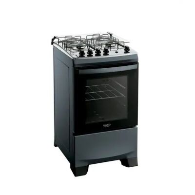 Fogão 4 Bocas Titanium com Mesa Inox Dako Novo Supreme Bivolt
