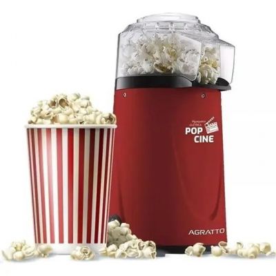 Pipoqueira Pop Cine Vermelha 1200W PP01 com Dosador 127V