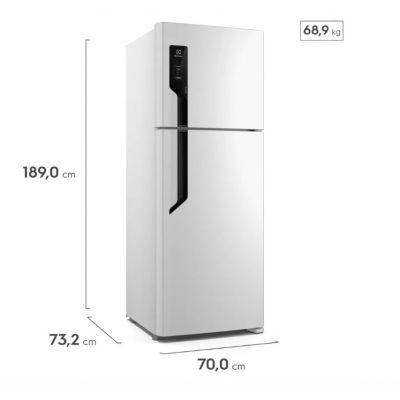 Geladeira Electrolux 480L TF71 Frost Free com AutoSense BRANCA 110v