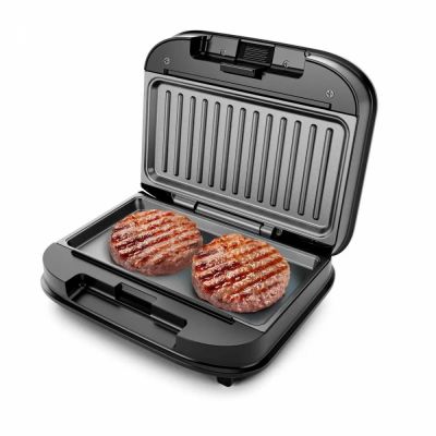 Sanduicheira e Grill Britânia BGR25A  Antiaderente Preta/Inox 750W 110V