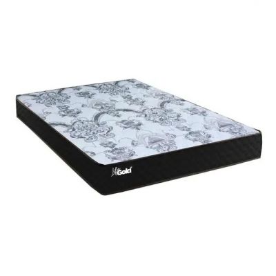 Colchão Queen Molas Ensacadas Life Gold 158x193x24cm Preto/Prata Paropas
