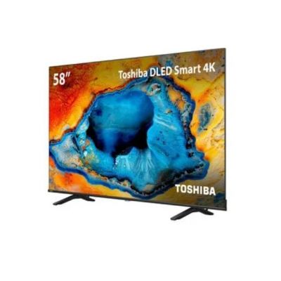 Smart TV 58" 4K Toshiba DLED 58C350NS VIDAA 3 HDMI 2 USB Wi-Fi - TB031M