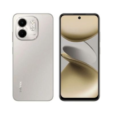 Smartphone Infinix Smart 9 Neo Titanium Desing Premium 128/4+4GB  Tela 120Hz Cam dupla 13MP
