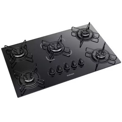 Cooktop Itatiaia Essencial 5 Bocas Preto - Bivolt