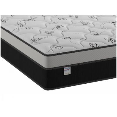 Colchão Queen Alfa Molas Ensacadas 158X198X22 Branco/Preto Plumatex