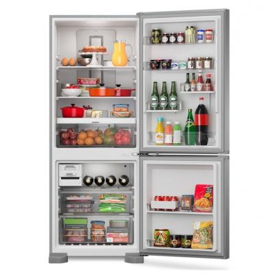 Geladeira Brastemp  Inverse BRE57FK F.FREE INOX 2P 447L 110V
