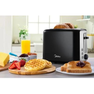 Torradeira Elétrica Automática QuickToast Preta Midea