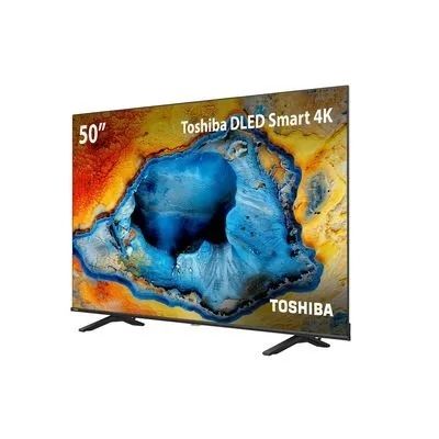 Smart TV 50” Toshiba 4K DLED UHD 50C350NS com VIDAA