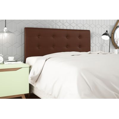Cabeceira Casal Helena 1.40 Corino Marrom Sambinello