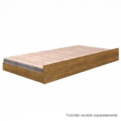 Cama Auxiliar 88cm para Beliche Amadeirado Tigus Móveis