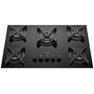 Cooktop a Gás 5 Bocas Dako Supreme com Queimador Tripla Chama Preto