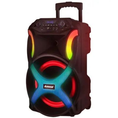 Caixa de Som Amplificada Aca 680 Fantasy Bluetooth 680W Bivolt Amvox