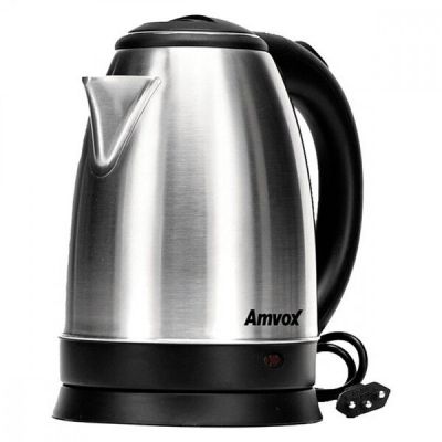 Chaleira Elétrica Amvox 1,8l 900w 110v Inox