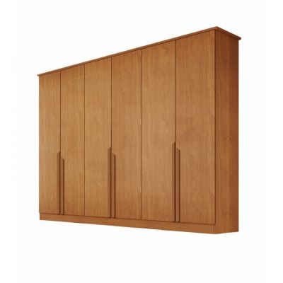 Guarda Roupas Bianca 2.30m 6 portas MDF Nature Bianchi