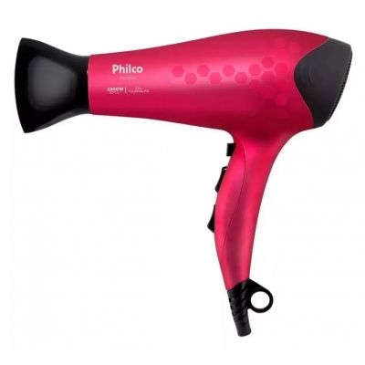 Secador De Cabelos Philco 2200w Psc2350 Íons Tourmaline Bivolt