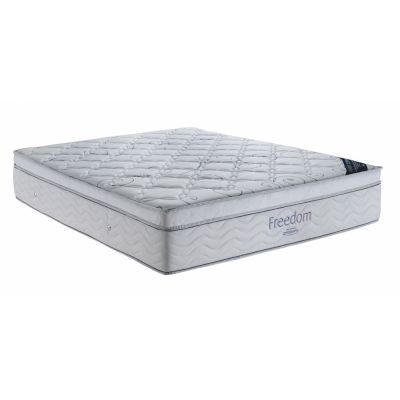 Colchão Casal Molas Freedom 138X188X32 Branco/Cinza Ortobom