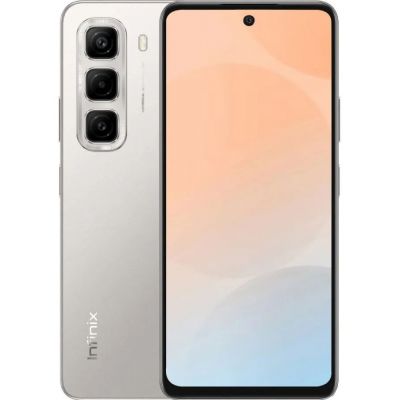 Smartphone Infinix Hot 50 Titanium Grey 256/16GB (8+8GB) Tela 6,78 120Hz Câmera 48MP