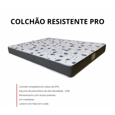 Colchão Casal Espuma D28 Resistente Pró 138X188X18 Bioflex