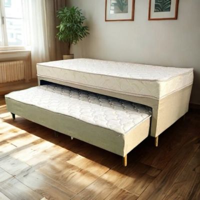 Colchobox Solteiro c/ cama Auxiliar Multicores Ortopédico D33 Premium 088x188x51 Nosso Sonho