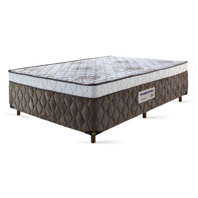 Colchobox Casal Plennus Molas Ensacadas 138x188x50 Marrom América Colchões