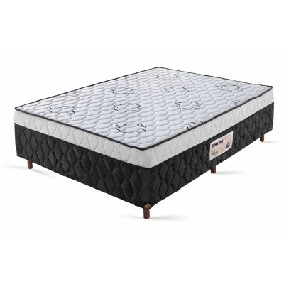 Colchobox Casal Sonnus D28 138x188x60 Preto/Branco América Colchões