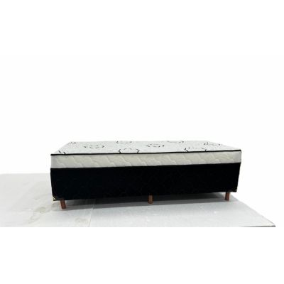 Colchobox Solteiro Sonnus D28 88x188x60 Preto/Branco América Colchões