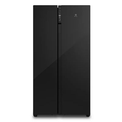 Geladeira Electrolux 526L ES5GB Side By Side Frost Free Inverter Preta 110v