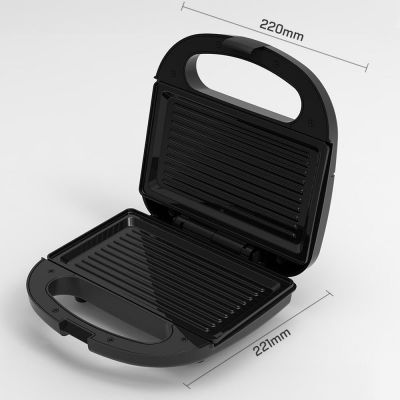 Sanduicheira e Grill HQ SG003 Antiaderente Preto 750W 110V