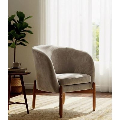 Poltrona Canadá Veludo Premium Capuccino House Deccor