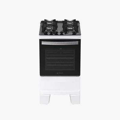 Fogão 4 Bocas Atlas Agile Up Mesa Acend. Automático Vidro Branco Bivolt
