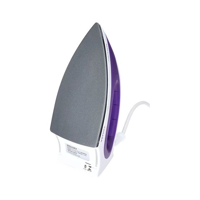 Ferro de passar a Seco Sahara Branco E Roxo Mallory 1250w 110v